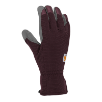 Carhartt  GD0795W Women's High Dexterity Padded Palm Touch Sensitive Long Cuff Glove - Blackberry/Grey Large