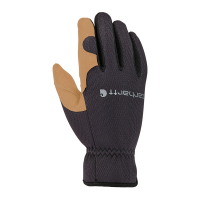 Carhartt Men's GD0794M High Dexterity Open Cuff Glove - Black / Barley Small