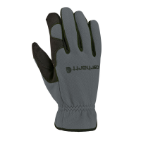 Carhartt Mens GD0794M High Dexterity Open Cuff Glove - Gray Large