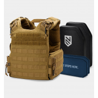 Quad 2.0 Plate Carrier with Level 3+ Armor Plates and Side Panels Level 3A