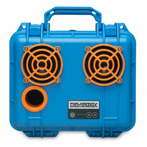 DemerBox Game Day Blue & Orange DB2 Speaker - Blue/orange - Waterproof Bluetooth Speaker - Incredibly Loud & Clear - 40+ Hours of Battery