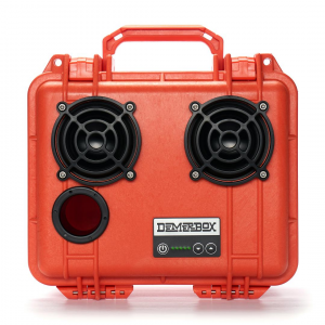 DemerBox Haast Orange DB2 Speaker - Orange - Waterproof Bluetooth Speaker - Incredibly Loud & Clear - 40+ Hours of Battery - Made In The USA