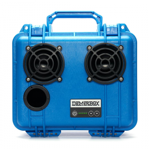 DemerBox Roseau Blue DB2 Speaker - Blue - Waterproof Bluetooth Speaker - Incredibly Loud & Clear - 40+ Hours of Battery - Made In The USA
