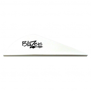 Bohning Blazer Vanes - 100 Pack White & Black