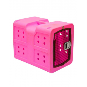Dakota 283 G3 Large Framed Kennel - Pink - No Antimicrobial Protection - Made In The USA - 40 Ventilation Holes - Easy Clean & Drain