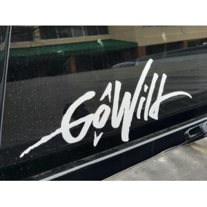 GoWild Vinyl Truck Decal