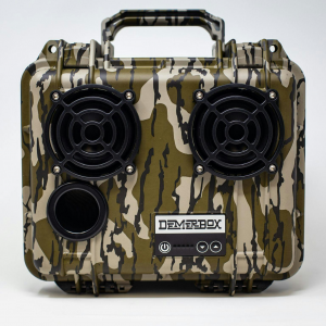 DemerBox MossyOak Bottomland Pattern DB2 - Waterproof Bluetooth Speaker - Incredibly Loud & Clear - 40+ Hours of Battery - Made In The USA