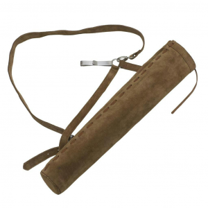 October Mountain Traditional Suede Hip/Back Quiver