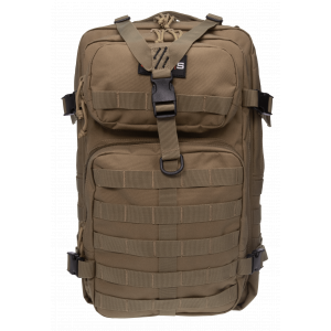 G Outdoors Gps Bags Gpst1712bpt Tactical Bugout Bag With 15" Laptop Sleeve & Retention System For 2 Pistols & Magazines - Tan