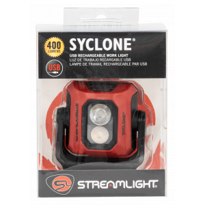 Streamlight Syclone Worklight Red 100/200/400 Lumens White Led Thermoplastic