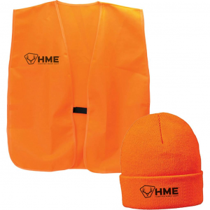 HME Orange Vest & Beanie Combo