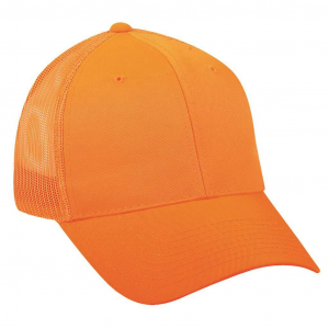 Outdoor Cap Mesh Back Hat Blaze Orange