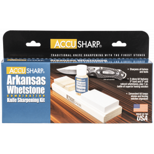 Accusharp Accusharp Arkansas Whetstone Combo Knife Sharpening Kit