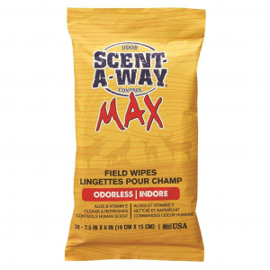 Scent-A-Way Max Field Wipes - 24 wipes