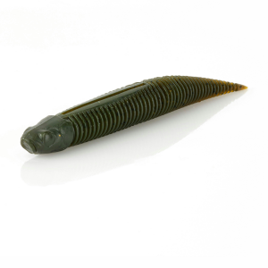 Savage Gear Duratech Dragon Tail Slug - Green Pumpkin - 4in