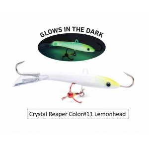 Vexan Fishing Crystal Reaper Jigging Lures - 1/8oz - Lemonhead