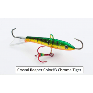 Vexan Fishing Crystal Reaper Jigging Lures - 3/16oz - Chrome Tiger