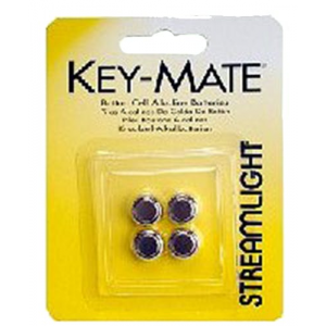 Streamlight Key-mate Lr44 1.5v Alkaline 150 Mah Fits Key Chain Light/microstream/macrostream Accessories 4 Pack