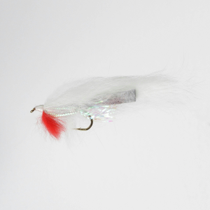 Perfect Hatch Streamer Zonker White/Pearl