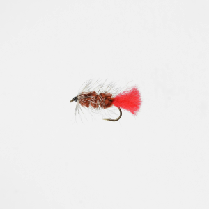 Perfect Hatch Nymph Wooly Worm Brown Fly Size - #12 Color - Brown (Dyed)