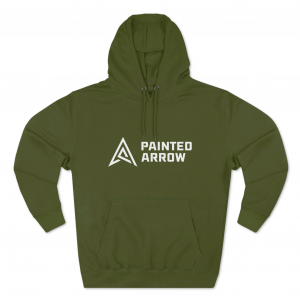Painted Arrow PA Hoodie - Army Green - L