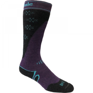 Bridgedale Ski Midweight+ Merino Performance Socks - L - Dark Purple