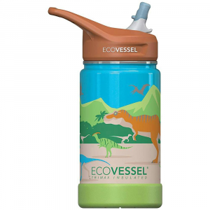 Eco Vessel Frost Kids 12 Ounce Trimax Cup With Straw Top - Dinosaur
