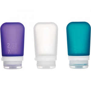 Humangear Gotoob+ Leakproof Container - 3pk - M - Clear/purple/teal