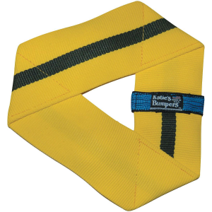 Katie's Bumpers Frequent Flyer Triangle Dog Toy - Yellow