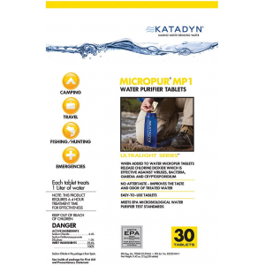 Katadyn Micropur Tablets 30 Pack - 30 Pack