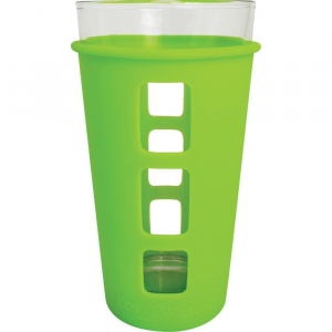 Eco Vessel Vibe Glass Pint Silicone - Green