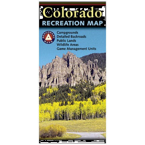 Benchmark Colorado Recreational Map - Colorado