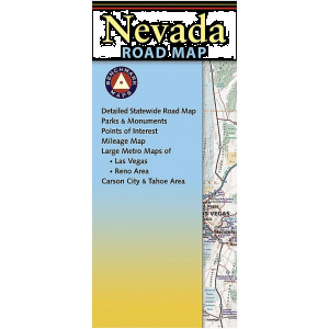 Benchmark Nevada Recreation Map - Nevada