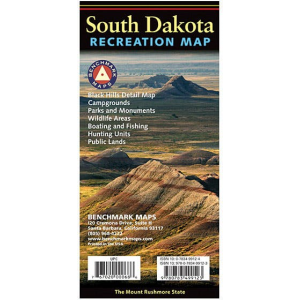 Benchmark South Dakota Recreation Map - South Dakota