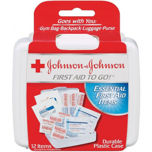 Johnson & Johnson J & J On The Go First Aid Kit