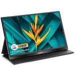 Portable Monitor, Corprit D153 15.6" 1080P 100% sRGB Portable USB C External Monitor