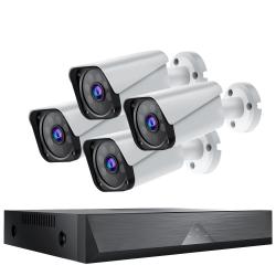 Toguard W204 Home Security Camera System 4pcs 1080P Cameras 8CH DVR Outdoor Waterproof Wired CCTV Surveillance Cameras