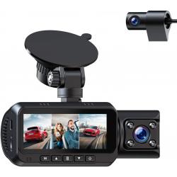 Toguard CE66 Front 4K + Cabin 1080P Dual Dash Camera 3 Channel Dash Cam for Cars