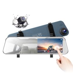 Toguard CE34 dual Lens Dash Camera Touch Screen Front for Cars Backup Camera