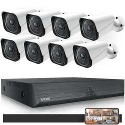Toguard W208 8CH 1080P Security Camera System Home Outdoor Lite Wired DVR Security Surveillance Cameras