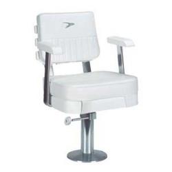 Wise Offshore Ladder Back Helm Chair with 12"-18" Pedestal