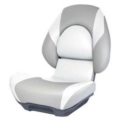 Attwood SAS Centric II Fully Upholstered Seat w/ Lock-Down Button - Grey Base Color