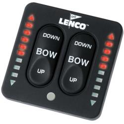 Lenco LED Tactile Trim Switch With Retractor