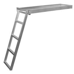 JIF Under-Deck Pontoon Ladder - Round Front