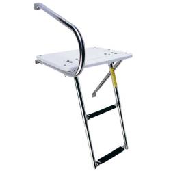 Garelick Outboard Transom Platform w/Telescoping Ladder