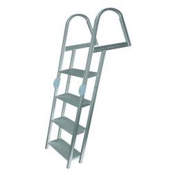 JIF 4-Step Aluminum Folding Ladder w/ Mounting Hardware
