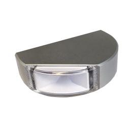 Lumitec Surface Navigation Light - Classic Aluminum - Starboard Green