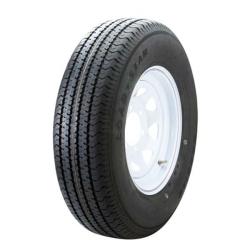 Kenda Karrier 225/75R15 6-Lug 15" Radial Trailer Tire - White Spoke