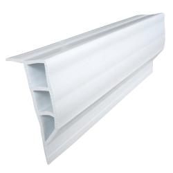 Dock Edge Standard White PVC Full Face Profile - 16' Roll