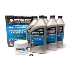 Quicksilver Mercury 75/90/115 HP EFI 4-Stroke Oil Change Kit